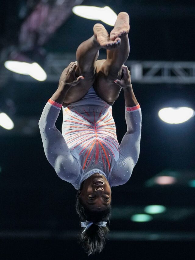 US gymnastics superstar Simone Biles Execute Historic Yurchenko Double Pike Vault